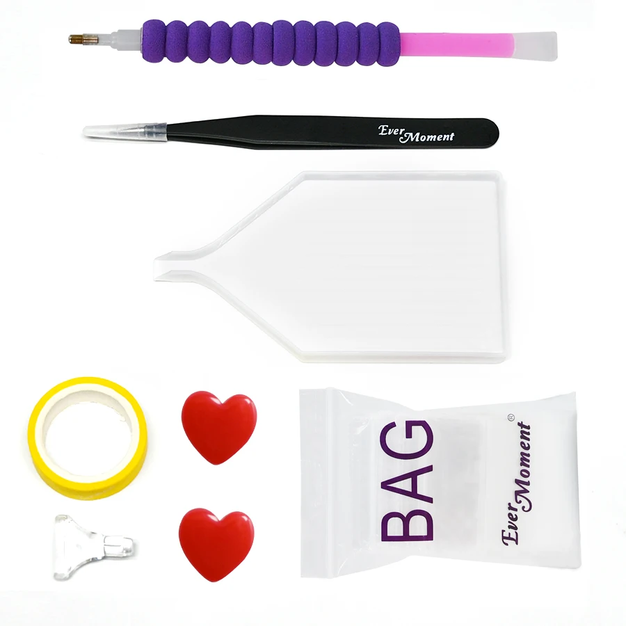 Ever Moment Diamond Painting Paint By Square Round Stones Resin Drill Cartoon Girl Wall Art Decoration For Giving Kits ASF2232 - Image 4